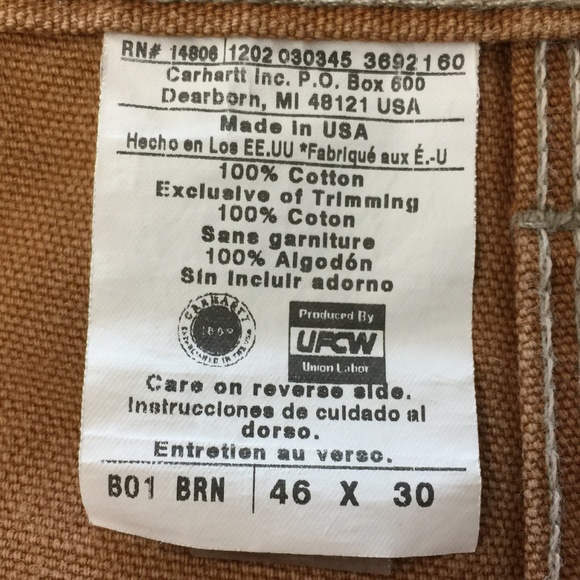 Carhartt Work Pants (45X29) - Picture 3 of 7